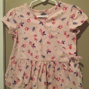 2- girls summer shirts-4T